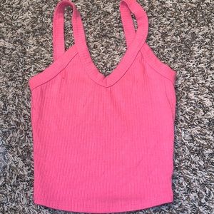 Hot Pink Crop Top Tank